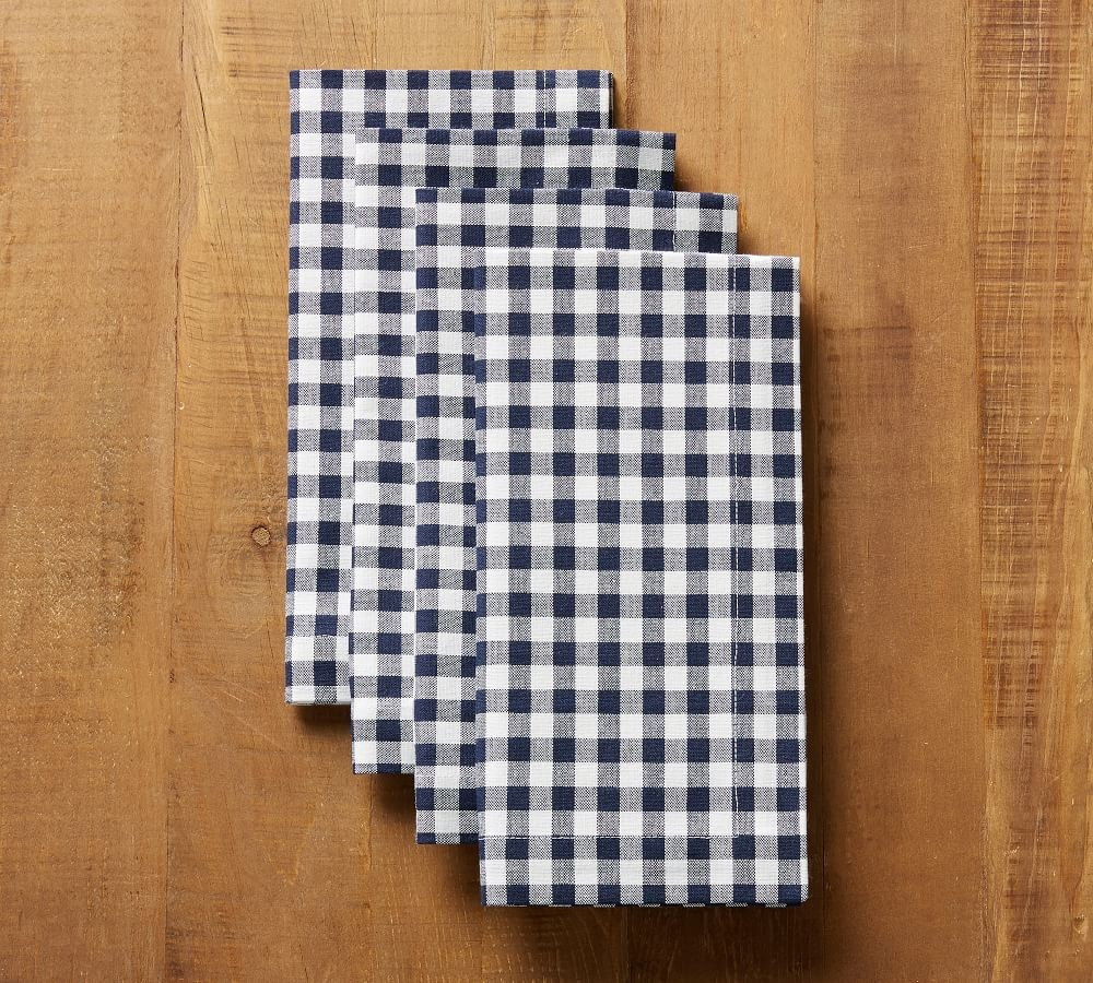 Gingham Cotton Napkins | Pottery Barn (US)