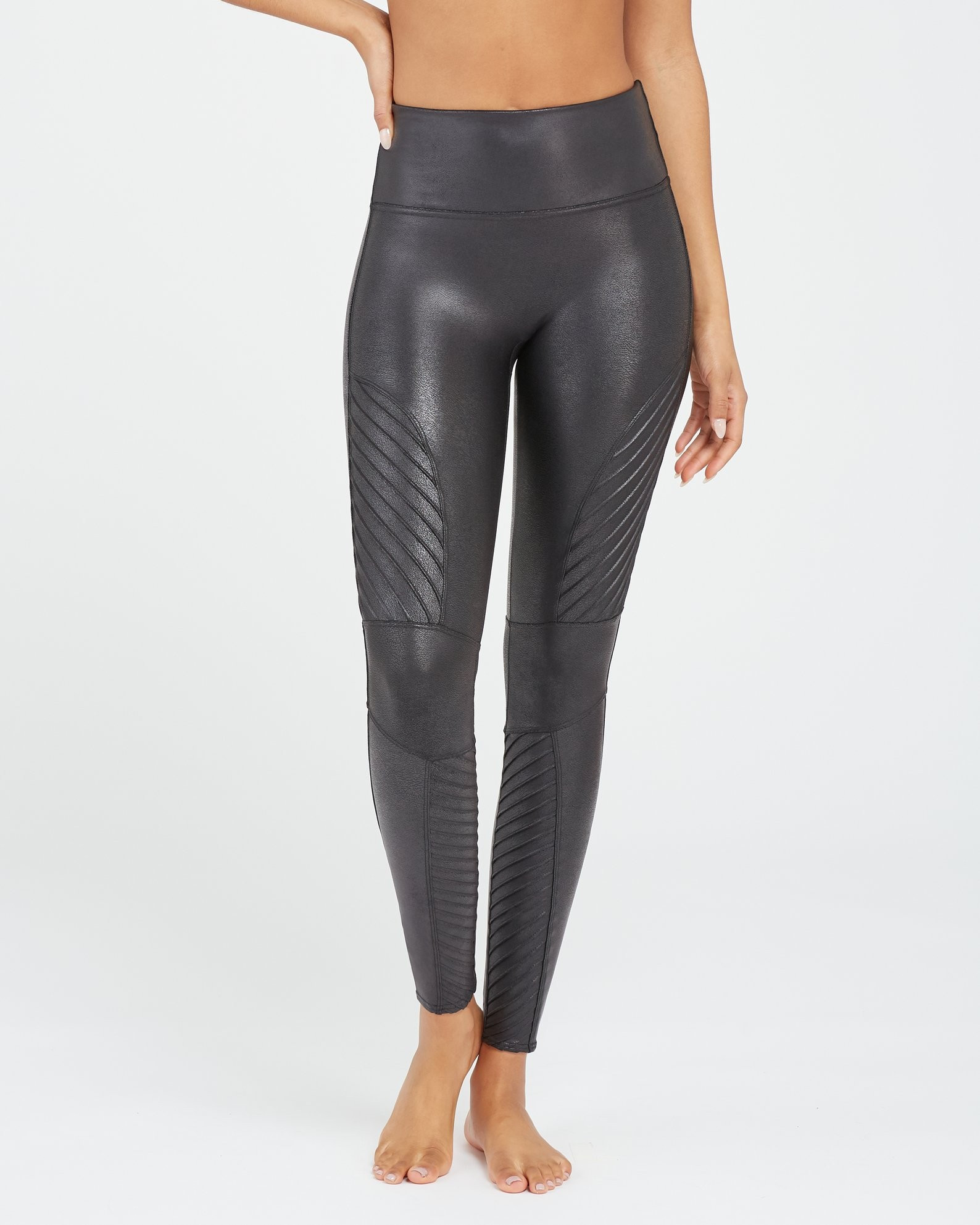 Faux Leather Moto Leggings | Spanx