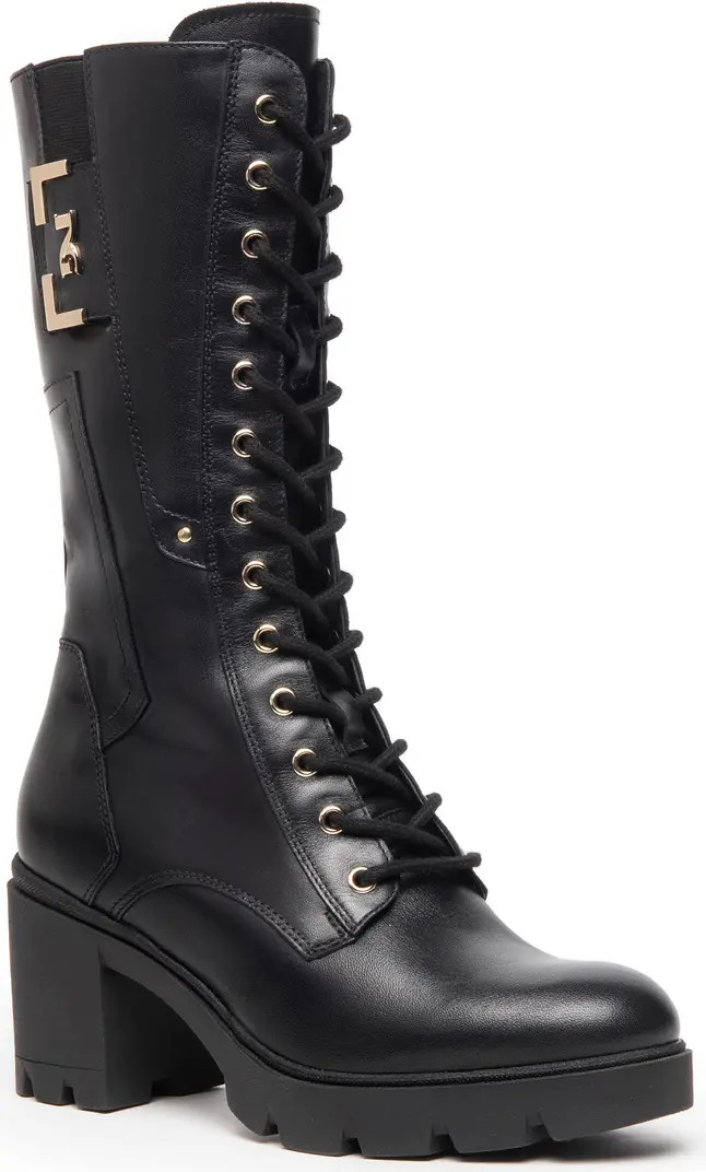 NeroGiardini Moto Platform Boot (Women) | Nordstrom | Nordstrom
