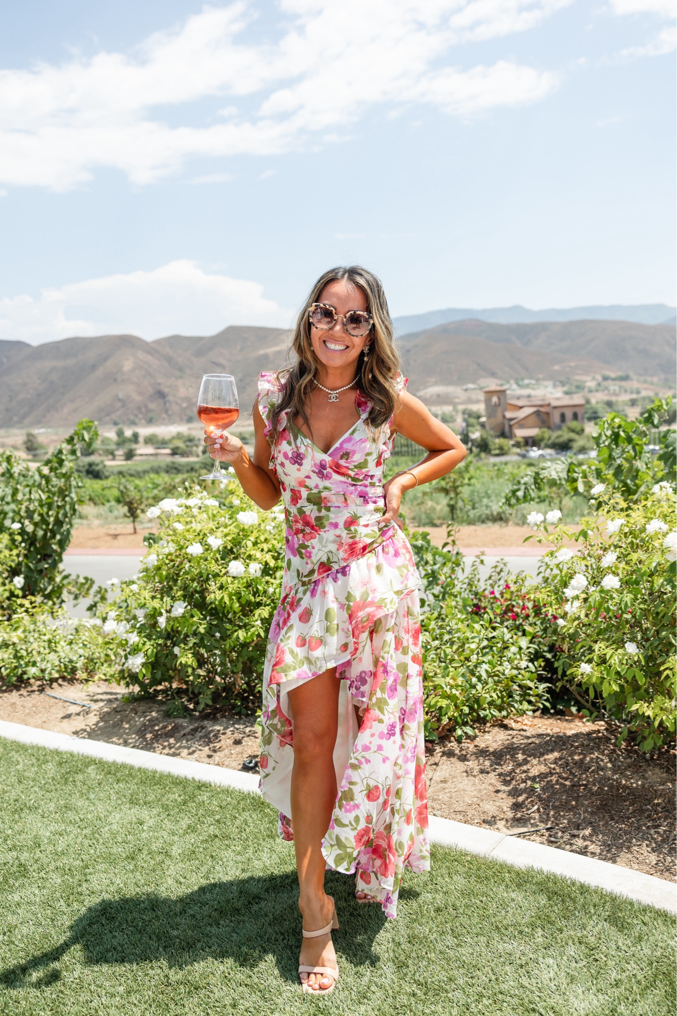 This gorgeous hi-low dress is my favorite! So girly, flows beautifully and available in petite sizes! Wearing XXS petite 

On sale and comes in diff prints 

#LTKFindsUnder100 #LTKSaleAlert #LTKWedding