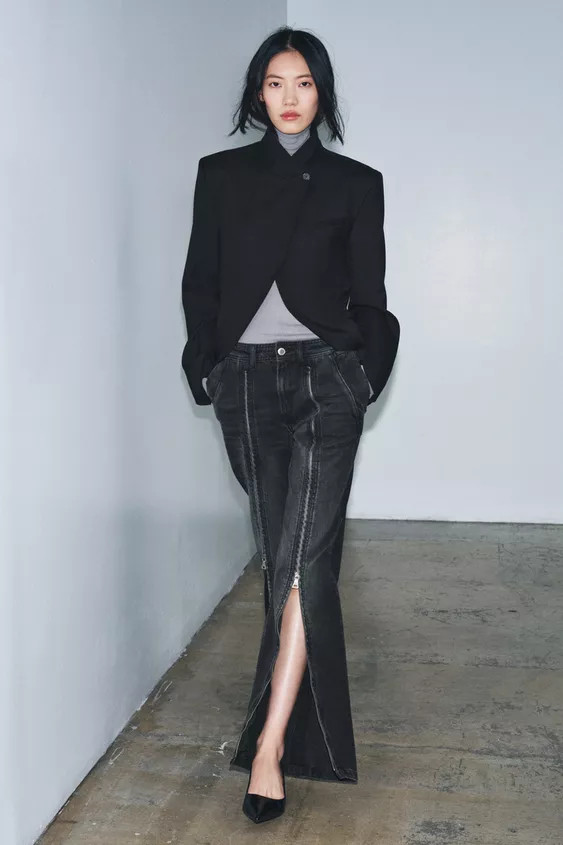 WOOL BLEND BLAZER ZW COLLECTION | Zara UK