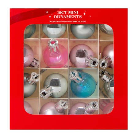 Mini Christmas Ornaments 16-Count | Five Below
