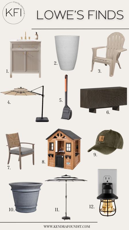 I’ve got a brand new round of @loweshomeimprovement finds to help you decorate on a budget! ☀️ I found affordable wicker patio furniture, a striped patio umbrella, modern organic planters, an aesthetic kids play house, a modern sideboard, a farmhouse nightlight, and so much more. 

I also have two affordable Father’s Day gift ideas for you: the Scrub Daddy BBQ brush and a $20 Carhartt hat. Throw these two “dad gift ideas” together and you’ve got yourself an easy Father’s Day gift under $50.

#ad #lowespartner #patio #fathersday
