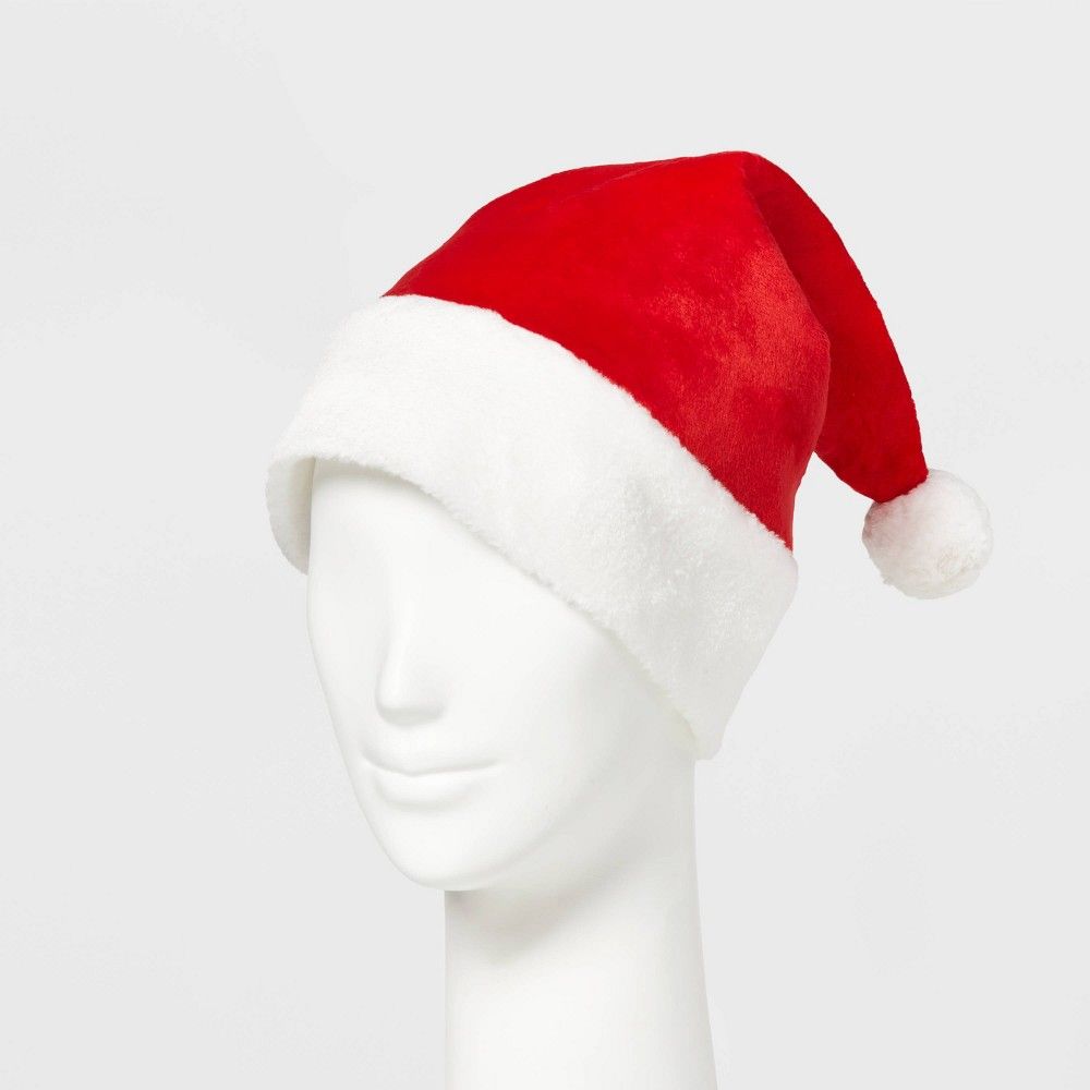 Classic Red Santa Hat with Faux Fur - Wondershop | Target