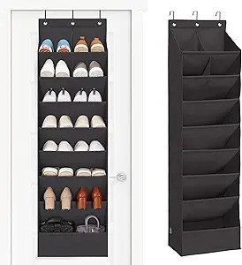 STORAGE MANIAC Over the Door Shoe Organizer Heavy-Duty Large Deep Pocket Hanging Shoe Organizer S... | Amazon (US)