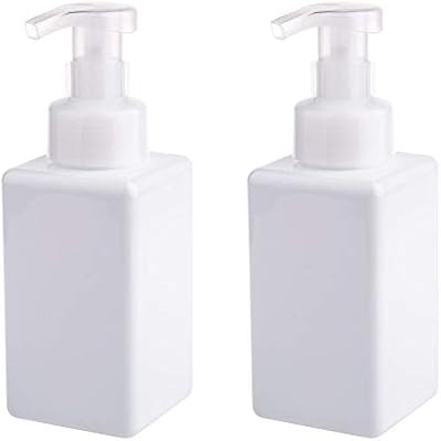 UUJOLY Foaming Soap Dispenser, 450ml (15oz) Refillable Pump Bottle Plastic for Liquid Soap, Shamp... | Amazon (US)