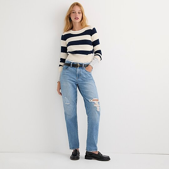 Slouchy boyfriend jean in Ancient Blue wash | J. Crew US
