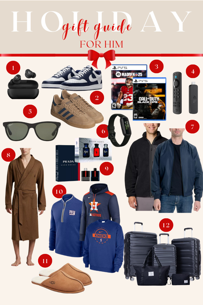 Holiday Gift Guide 2025 for him!

Lots of gifts shared are currently on sale for Black Friday and all of them are under $100! 

gifts for him, gifts for dad, gifts for boyfriend, gifts for husband, gift ideas for guys, gifts for guys, gifts for brother, gifts under $100, gifts under $50 

 #LTKGiftGuide #LTKHoliday #LTKFindsUnder100