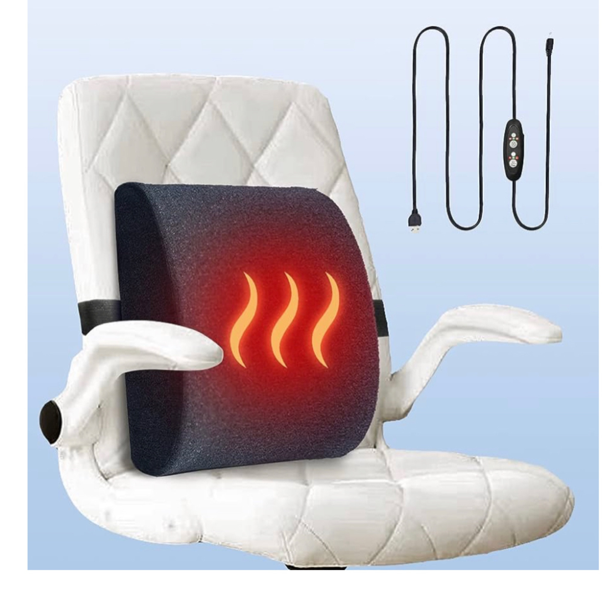 Heating Lumbar Support Pad for … curated on LTK