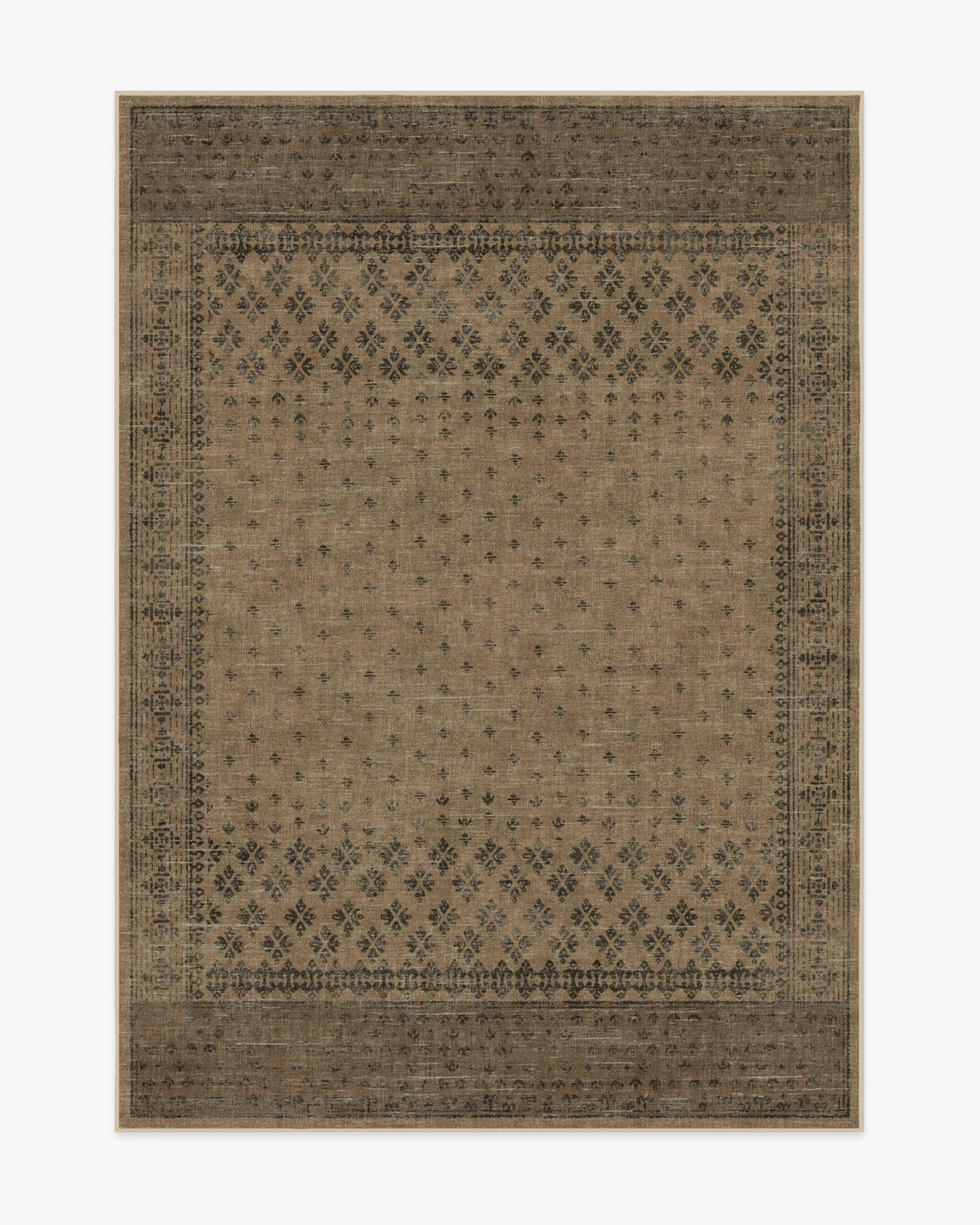 Fernanda Black & Tan Rug | Ruggable | Ruggable