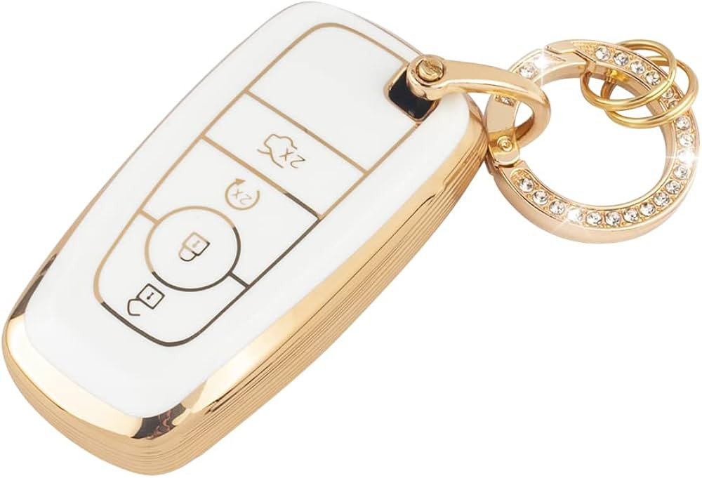 UHONSN Key Fob Cover for Ford Explorer F150 Mustang 3 4 5 Buttons Smart Keys Full Protector Soft ... | Amazon (US)