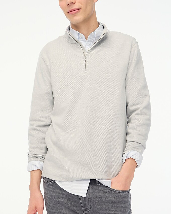Double-knit half-zip | J.Crew Factory