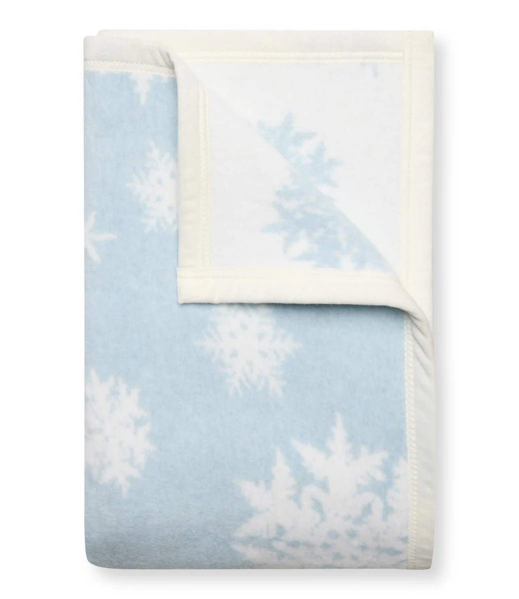 Snowfall Toddler Blanket Midi Throw Blanket | ChappyWrap | ChappyWrap