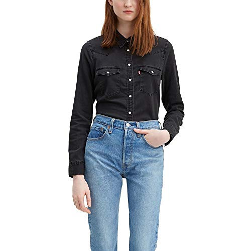 Levi's Women's The Ultimate Western Shirt, Black Rose, Medium | Amazon (US)