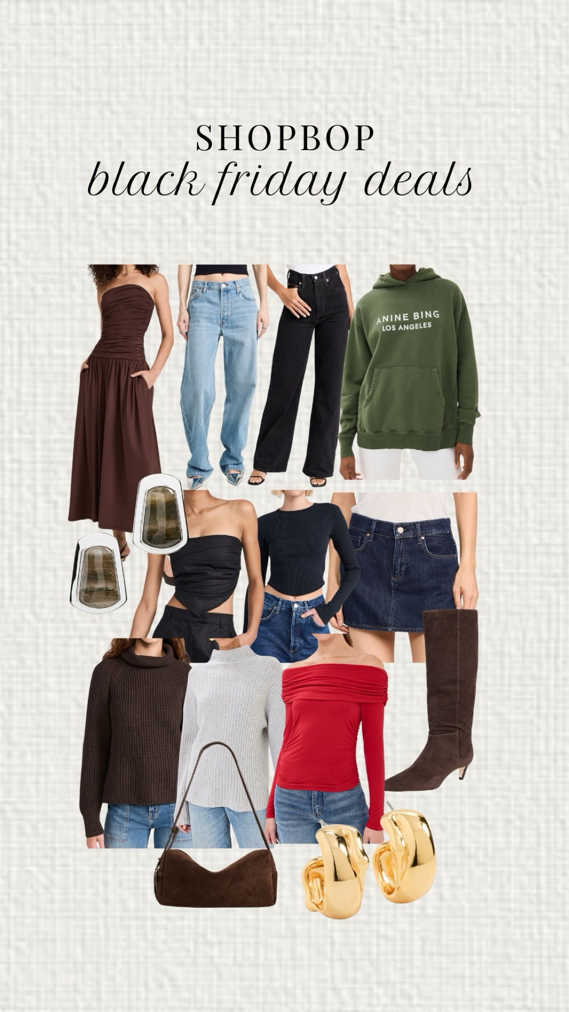 Best of Shopbop Black Friday sale!

#LTKshoecrush #LTKstyletip #LTKsalealert