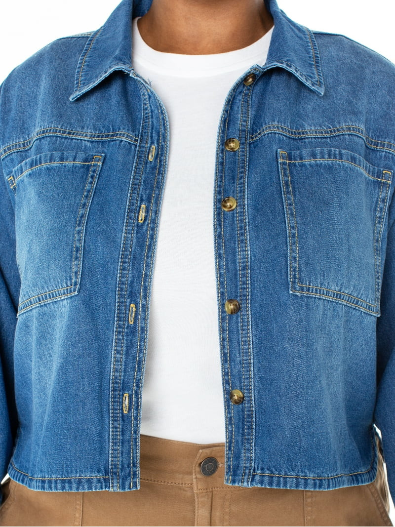 Celebrity Pink Juniors and Juniors Plus Hi Low Long Sleeve Shirt Sizes XXS-3X - Walmart.com | Walmart (US)