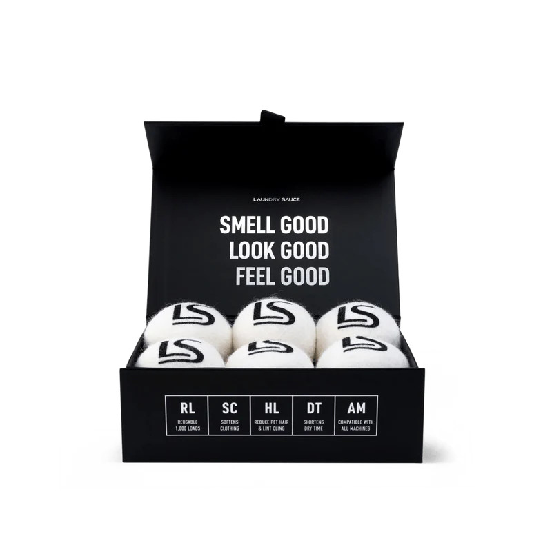 Wool Dryer Balls 6-Pack | Laundry Sauce