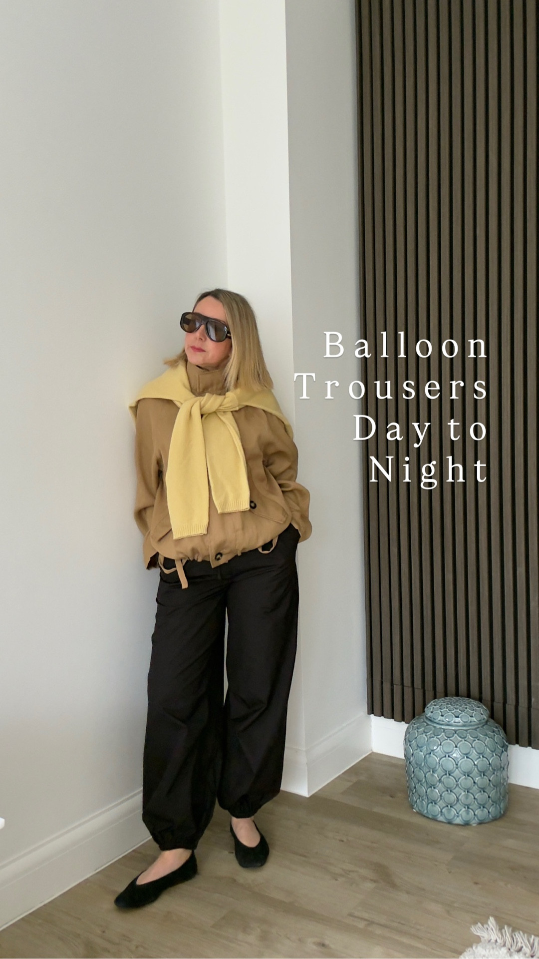Balloon trousers day to night. A nod to a trend styled with capsule pieces as alwayss

#LTKspring #LTKstyletip #LTKuk