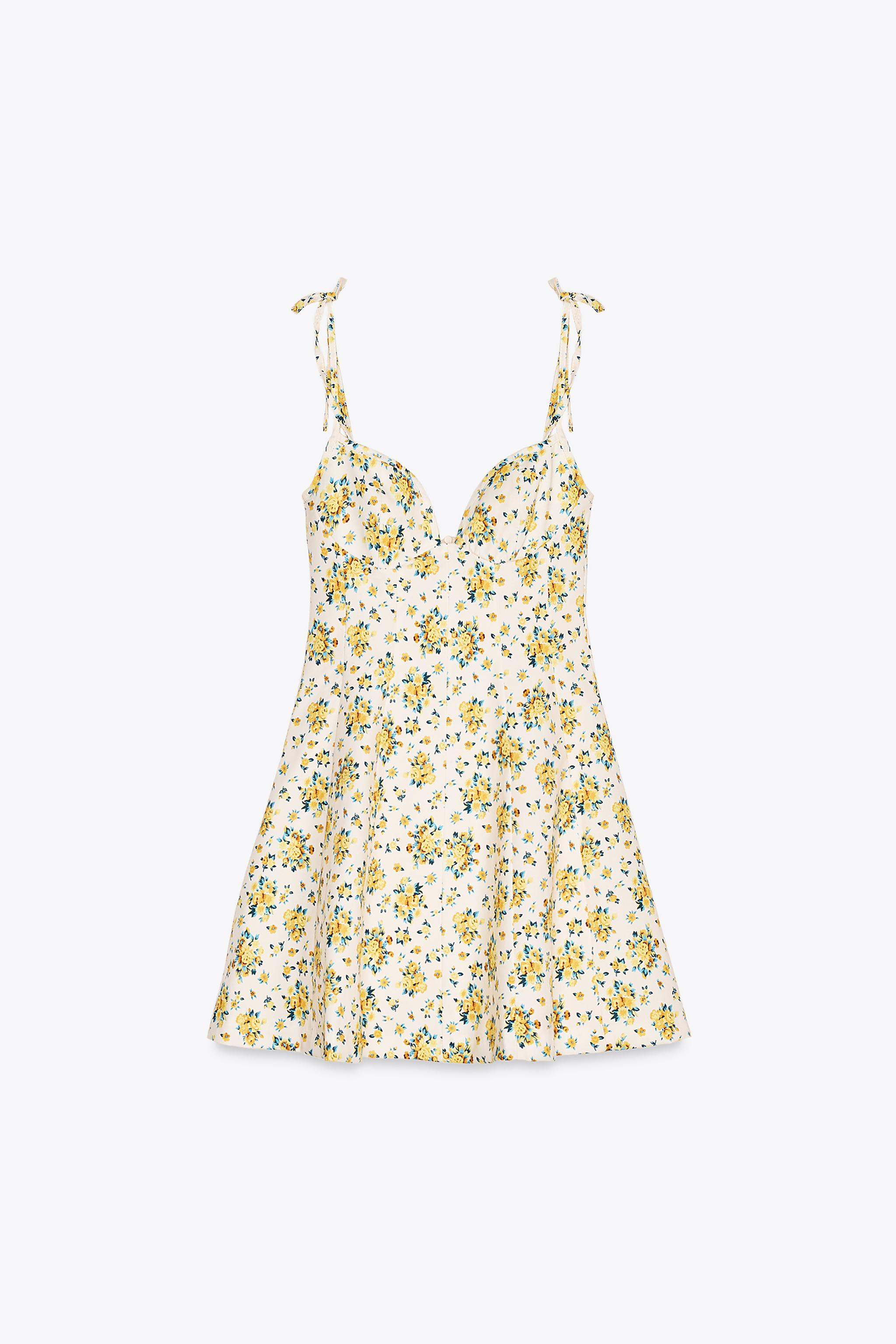 FLORAL POPLIN DRESS | Zara UK