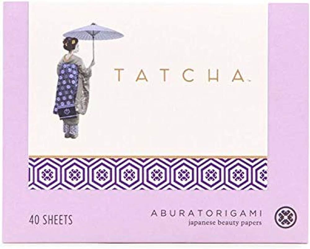 Tatcha Aburatorigami Blotting Papers: 100% Natural Abaca Leaf & Gold Flakes Absorb Excess Oil (40... | Amazon (US)