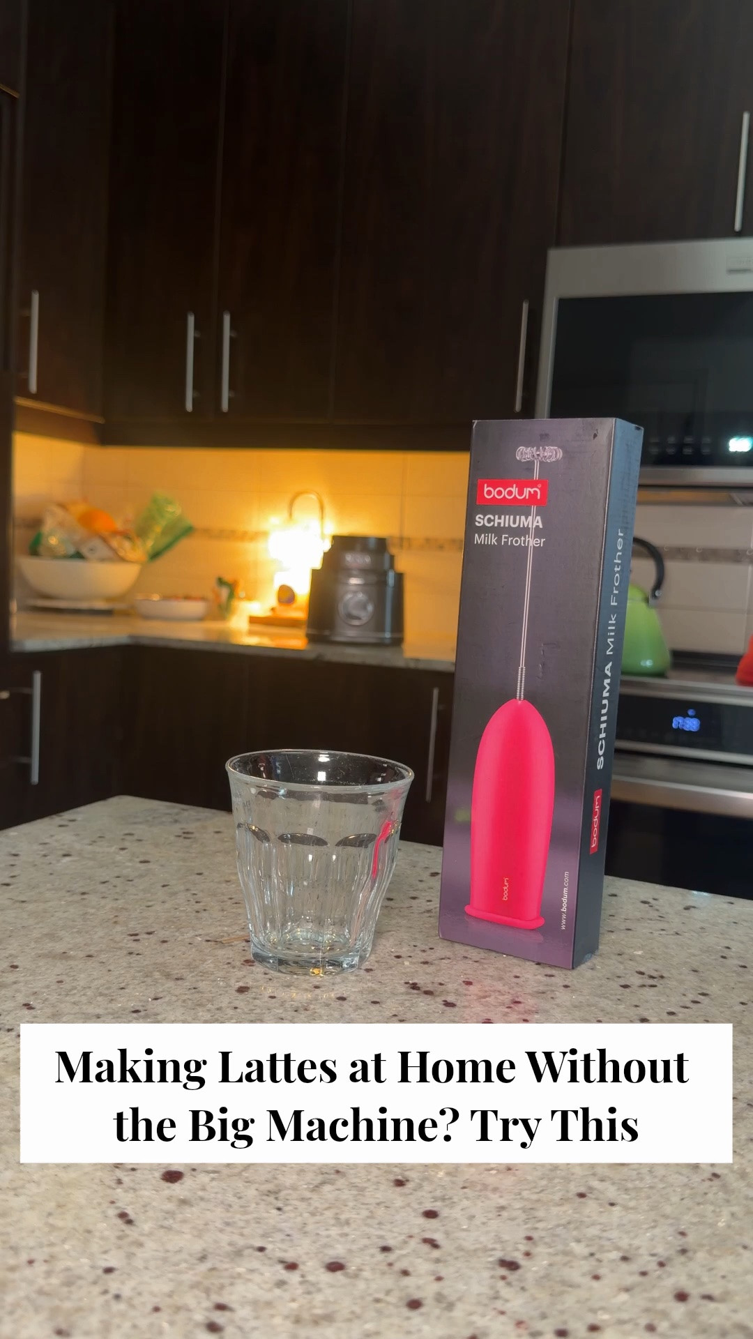 The under 20 dollar tool that sits next to my expensive espresso machine and earns its counter space daily ☕ This Bodum Schiuma is a handheld battery operated milk frother, which means no cord clutter and no plug hunting when I need foam. One button, 30 seconds, and a jug of warm milk becomes proper cafe grade foam that tops my latte, hot chocolate, or matcha. The exact frother is linked below!

#milkfrother #bodum #coffeeathome #lattes #coffeetools #kitchenfinds

#LTKHome #LTKdayinmylife #LTKvlog
