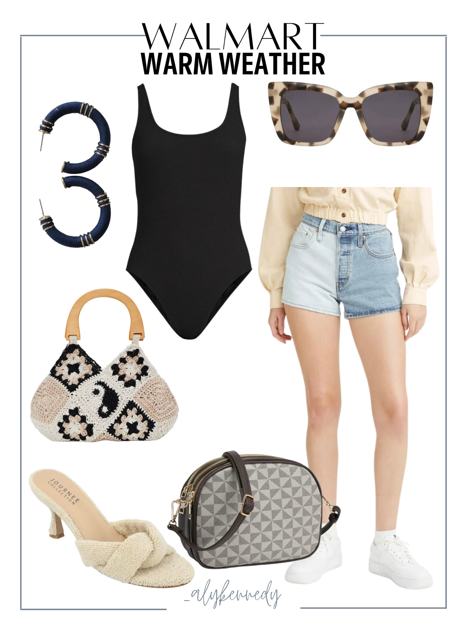 Walmart summer style, resort wear, swimwear, swimsuit, one piece, denim shorts, Levi’s, night out, vacation style 

#LTKstyletip #LTKswim #LTKtravel