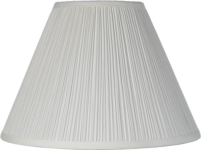 Brentwood White Medium Lamp Shade 6.5" Top x 15" Bottom x 10.5" High x 11" Slant (Spider) Replace... | Amazon (US)