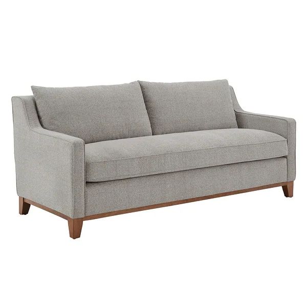 Copper Grove Harzburg Fabric Sofa or Loveseat with Down Feather Cushions - Grey Heathered Weave -... | Bed Bath & Beyond