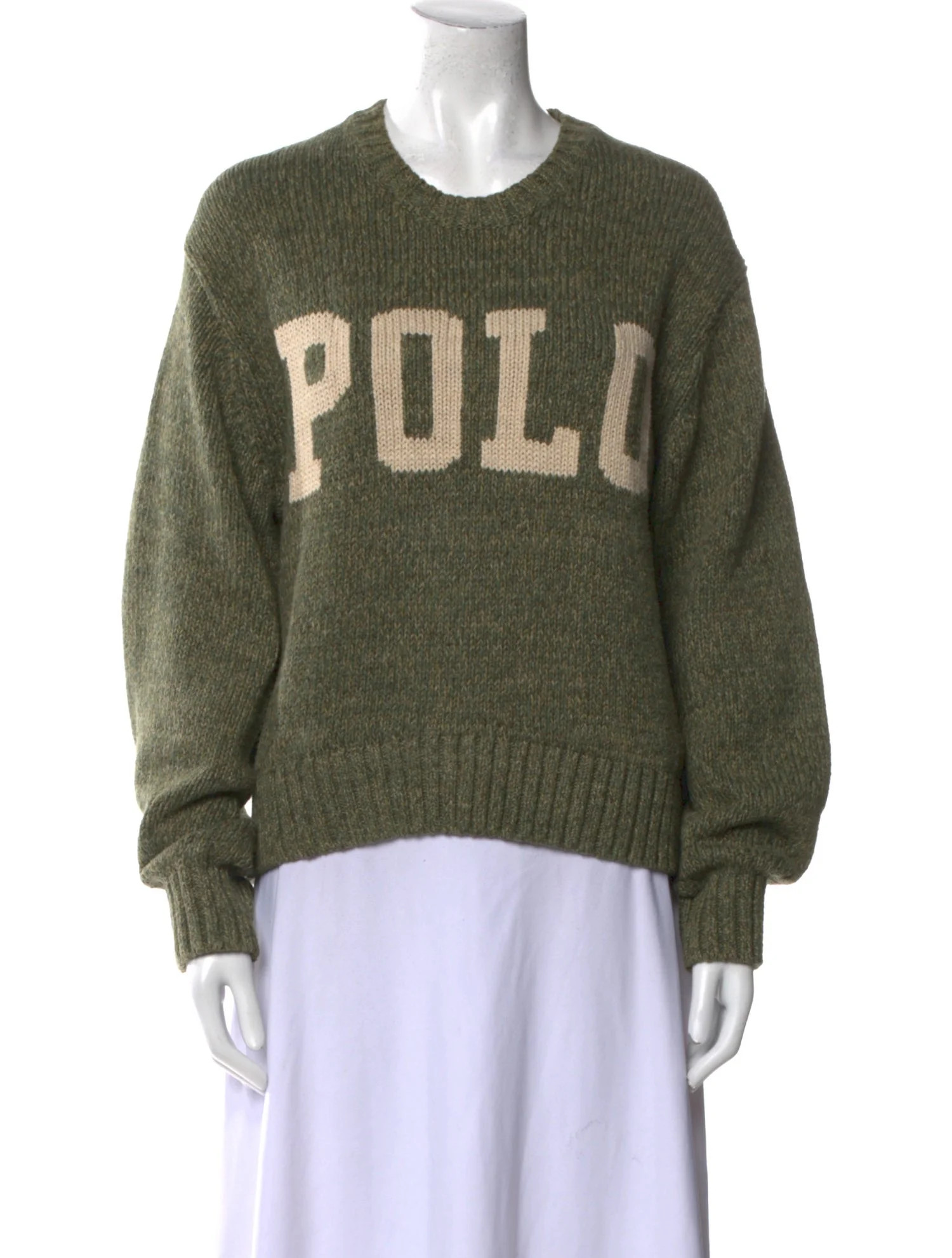 Graphic Print Crew Neck Sweater | The RealReal