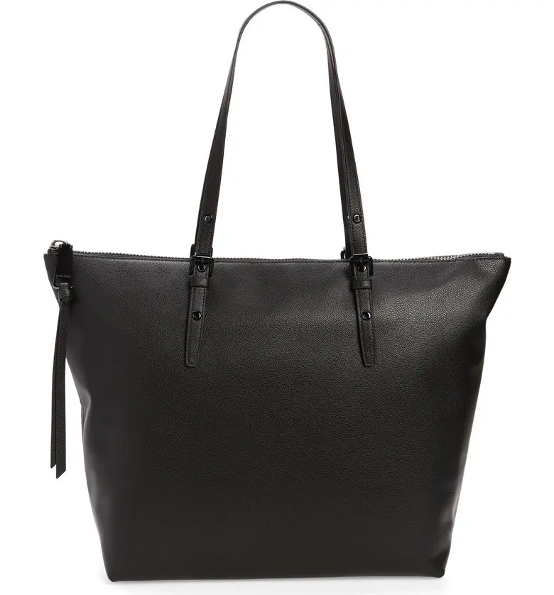Chunky Leather Zip Tote | Nordstrom