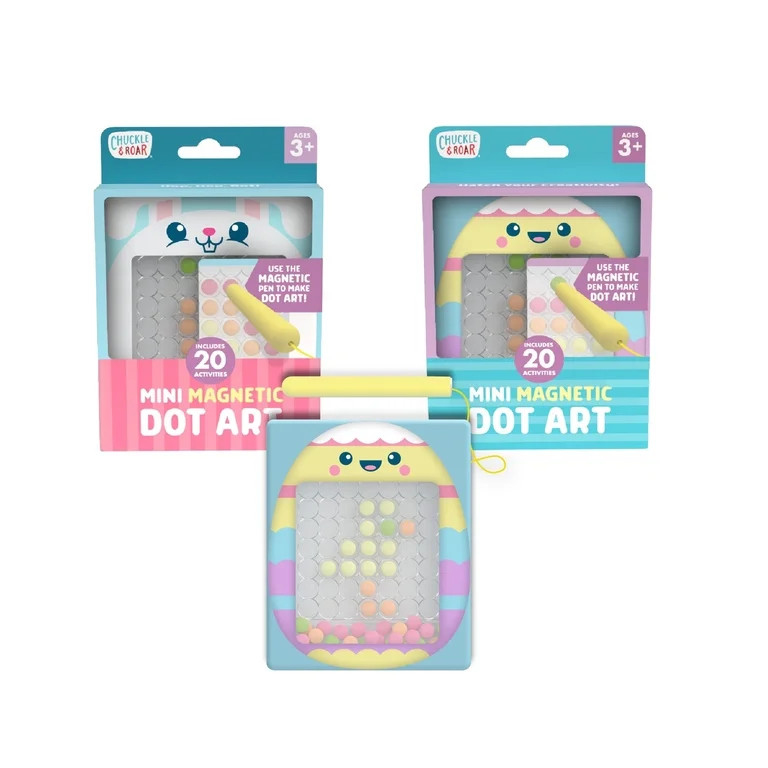 Chuckle & Roar Mini Magnetic Dot Art Easter Assortment for Children Ages 3+ by Buffalo Games | Walmart (US)