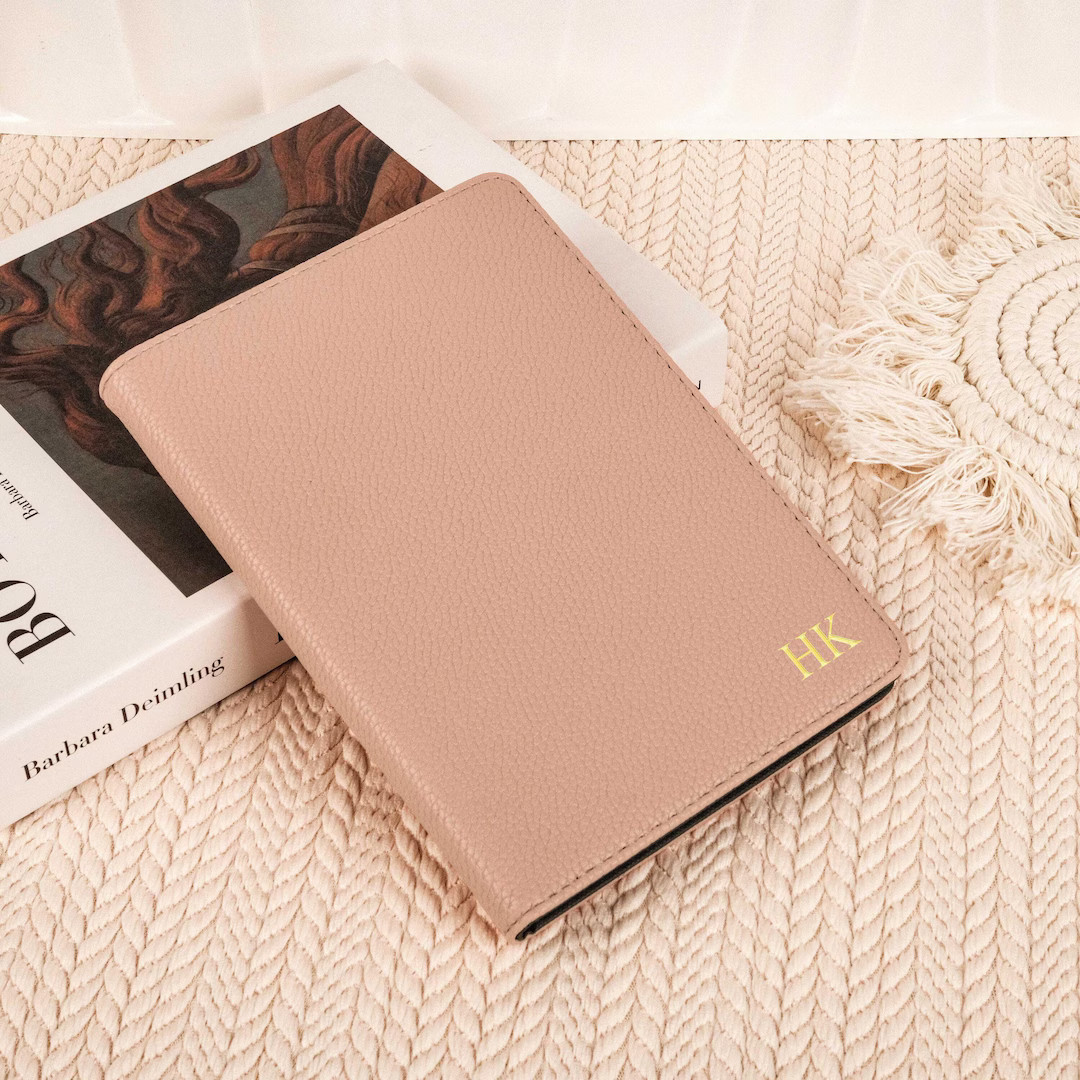 Pink PU Leather Kindle Case, Personalized Kindle Case, All New Kindle Case, Paperwhite 6.8 case k... | Etsy (US)