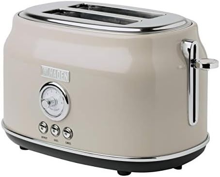 Haden DORSET 2 Slice, Wide Slot, Stainless Steel Retro Toaster with Adjustable Browning Control a... | Amazon (US)