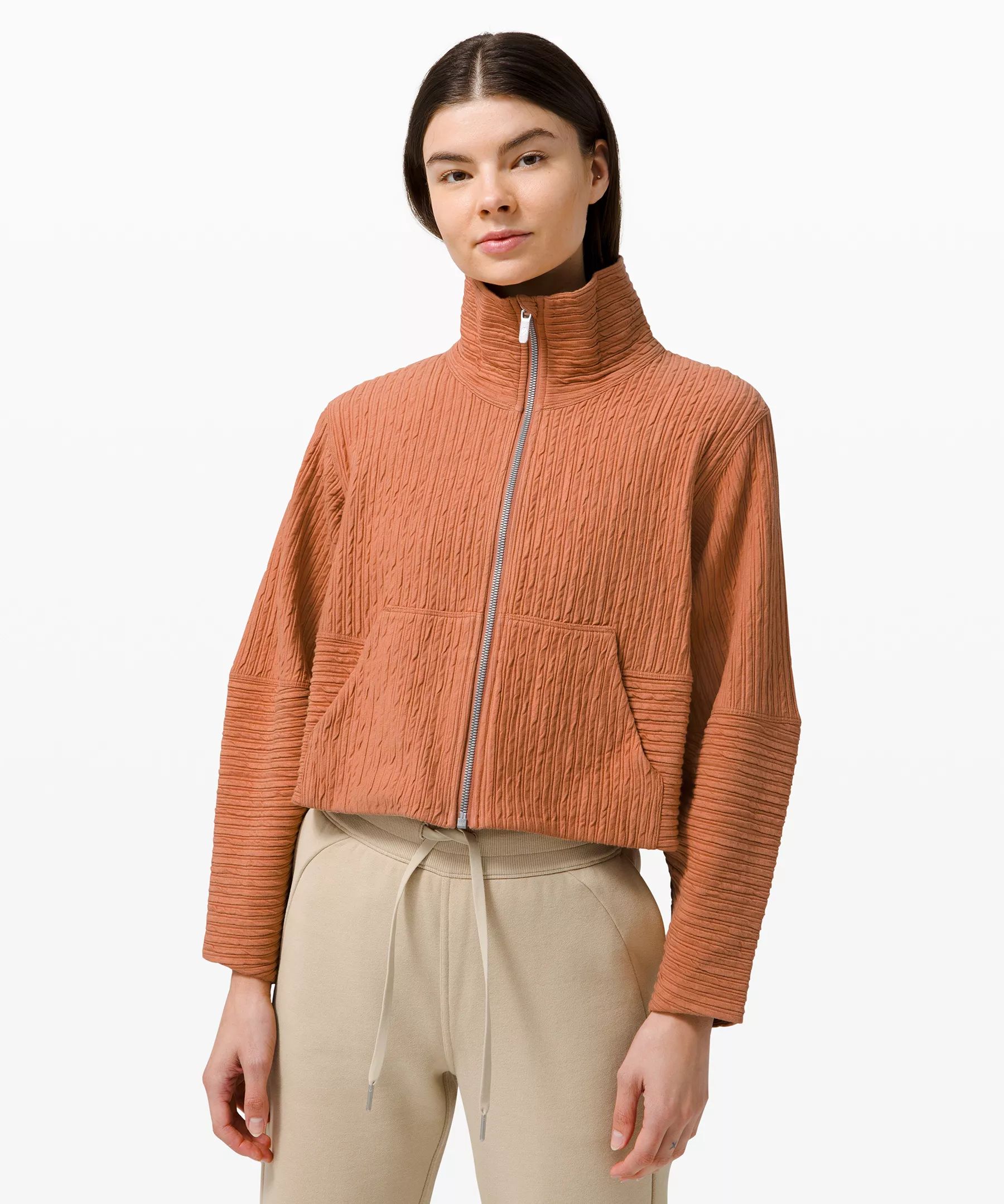 Textured Cropped Jacket *Online Only | Women's Coats & Jackets | lululemon | Lululemon (US)