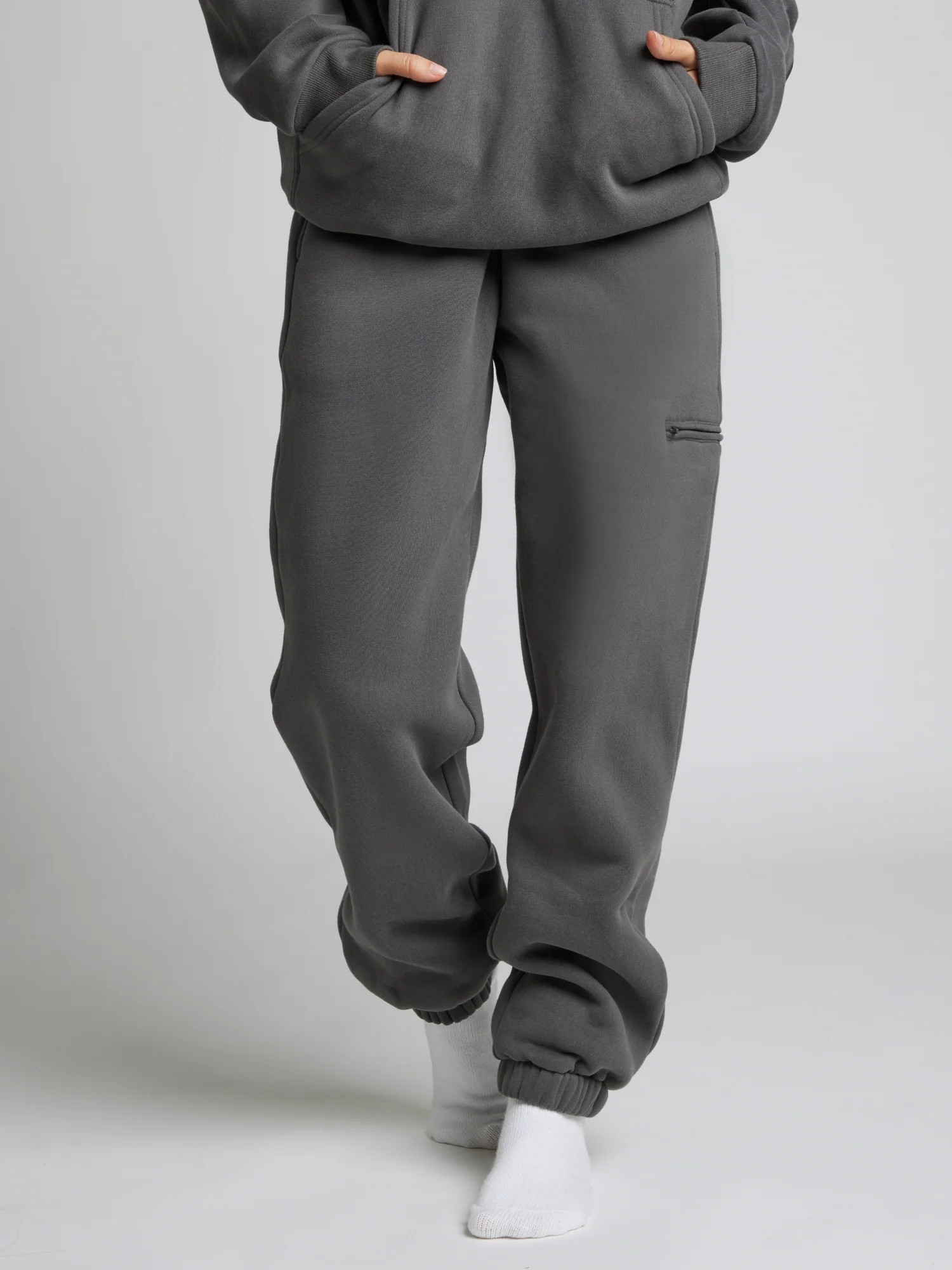 Comfrt Airplane Mode Travel Sweatpants | Steel Grey | Oversized | S | Small | Comfrt