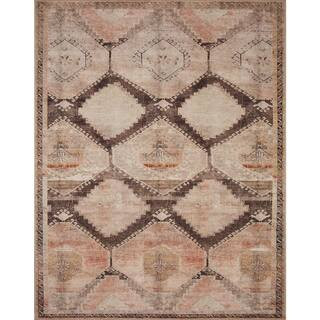 Wynter Graphite/Blush 7 ft. 6 in. x 9 ft. 6 in. Moroccan Printed Area Rug | The Home Depot