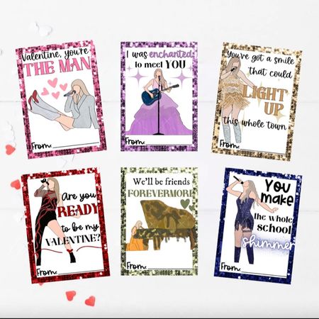 Swiftie valentine cards! 