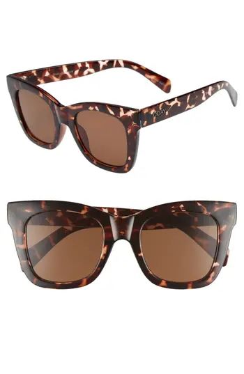 Women's Quay Australia After Hours 50Mm Square Sunglasses - Tort / Brown | Nordstrom
