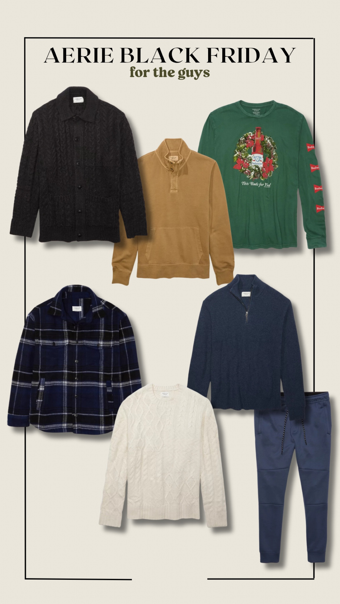 AE Black Friday ideas for guys- 30% off!


#LTKCyberWeek #LTKHoliday #LTKSeasonal