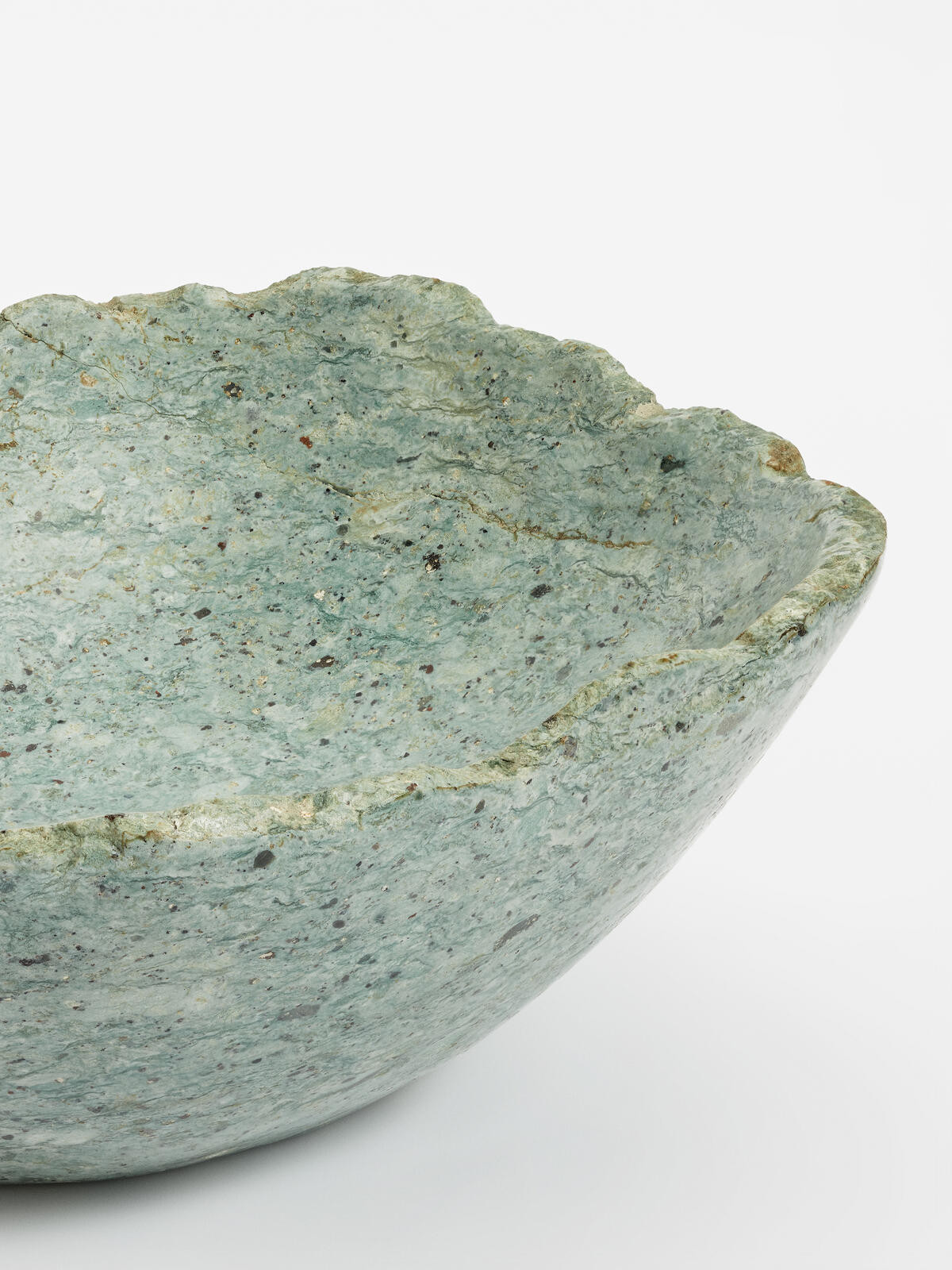 Jasper Stone Bowl, Green | Soho Home Ltd