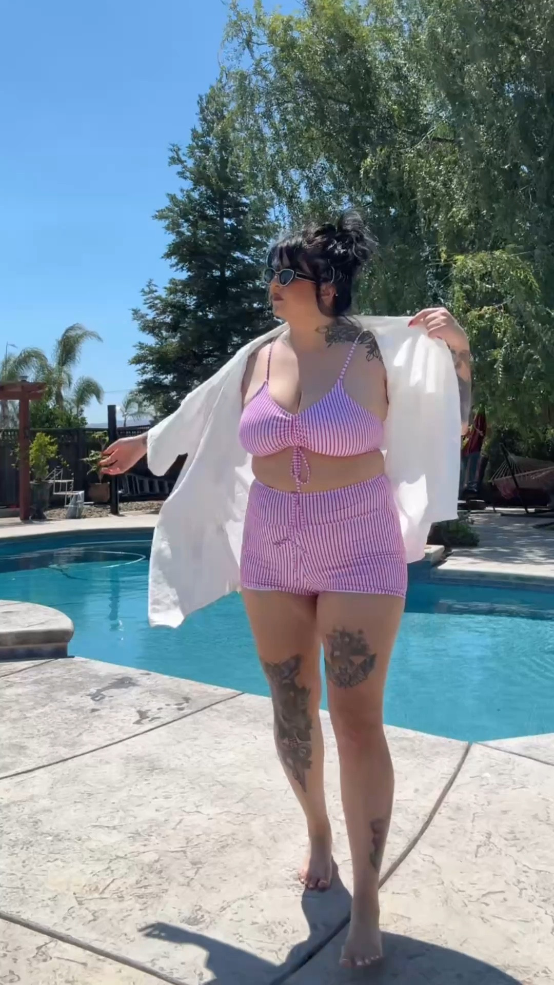 Summer swim #swimwear #plussizeswim #swim #plussizeswimwear 