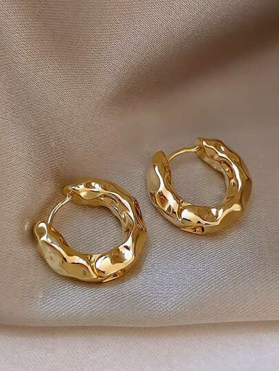 Structured Hoop Earrings | SHEIN