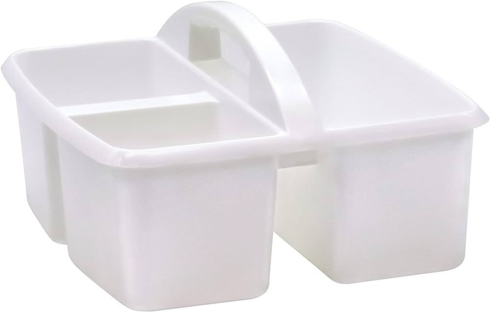 Teacher Created Resources® White Plastic Storage Caddy | Amazon (US)