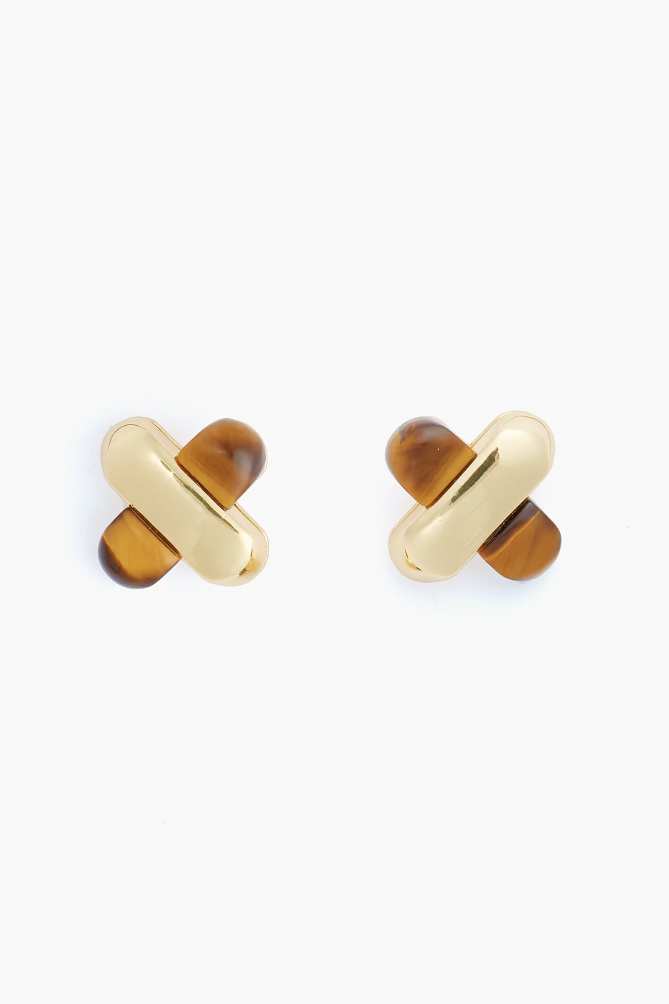 and Gold Criss Cross Earrings | Tuckernuck (US)