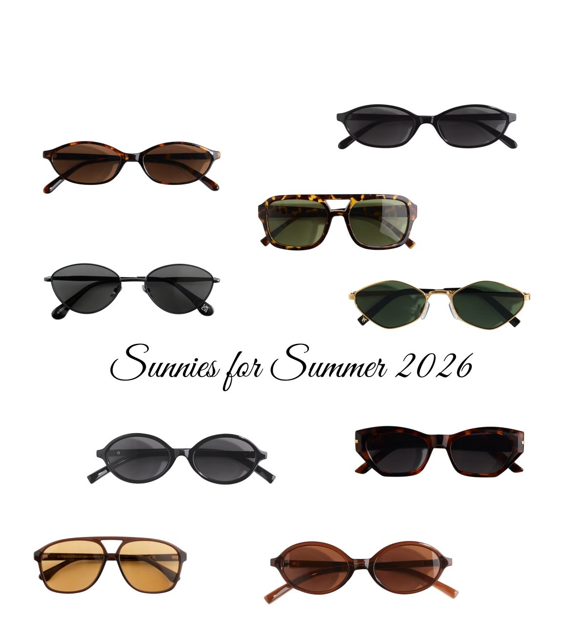 Sonnenbrillen für den Sommer 2026  🌴

#LTKsummer #LTKstyletip #LTKü50