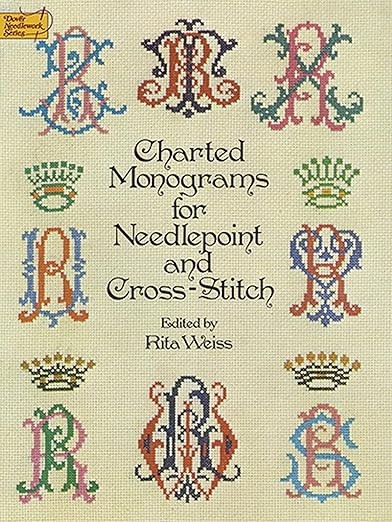 Charted Monograms for Needlepoint and Cross-Stitch (Dover Crafts: Embroidery & Needlepoint) | Amazon (US)