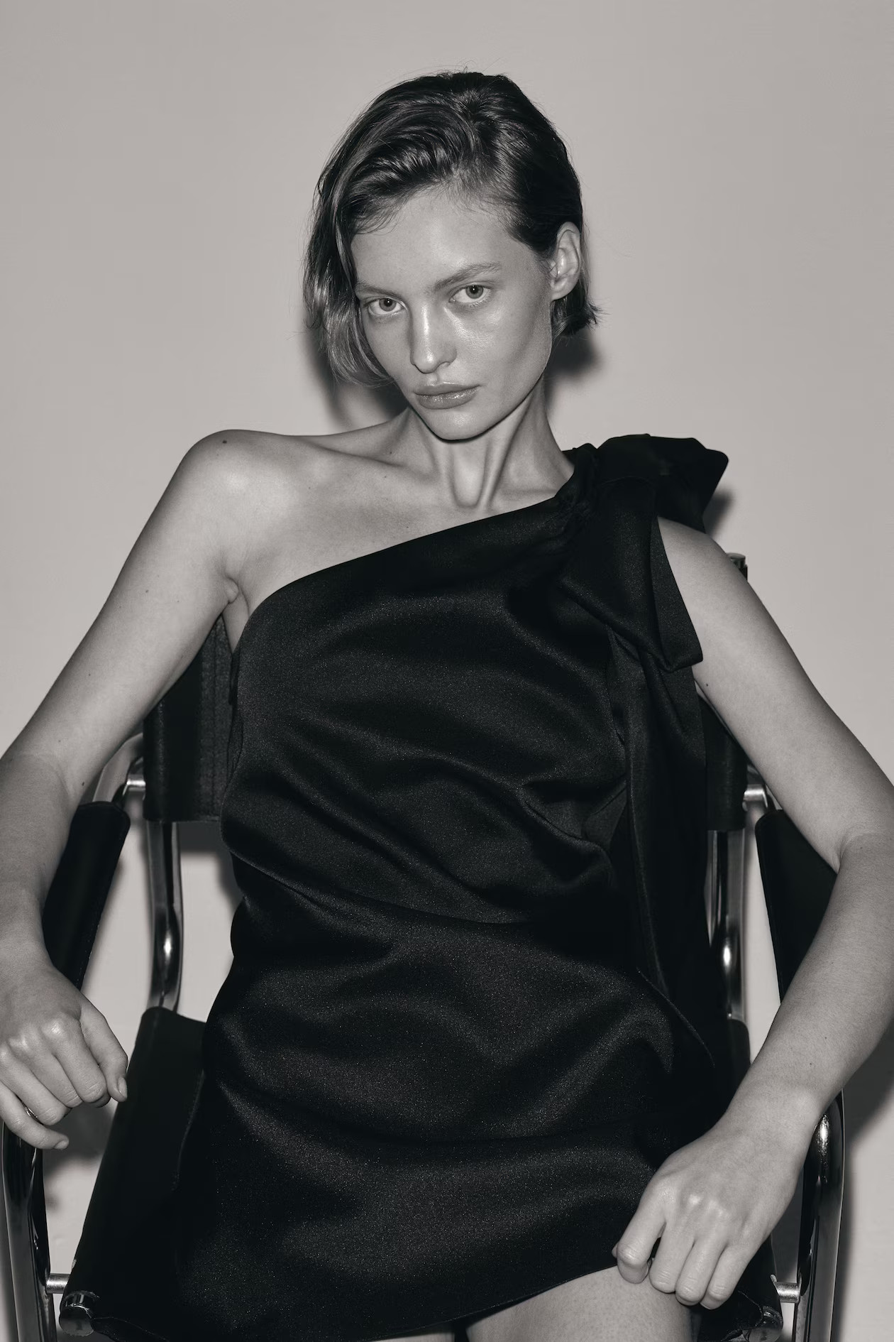 Bow-Detail One-Shoulder Dress | H&M (US + CA)