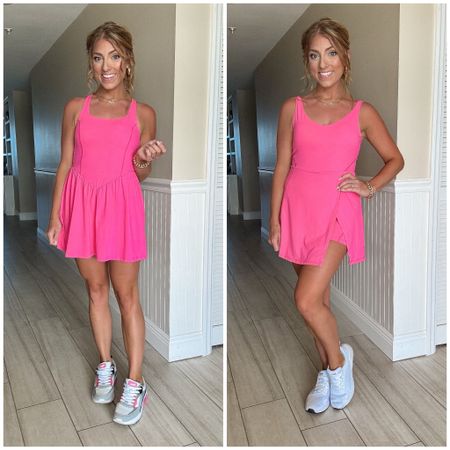 Two Amazon fashion athleisure style dresses I’m loving! 🙂 both so cute and run TTS. And come in lots of colors! I love the style. Working on a really great Amazon fashion Athleisure haul for y’all. 

Amazon fashion. Tennis dress. Golf outfit. Pickleball. LTK under 50. Athleisure. 