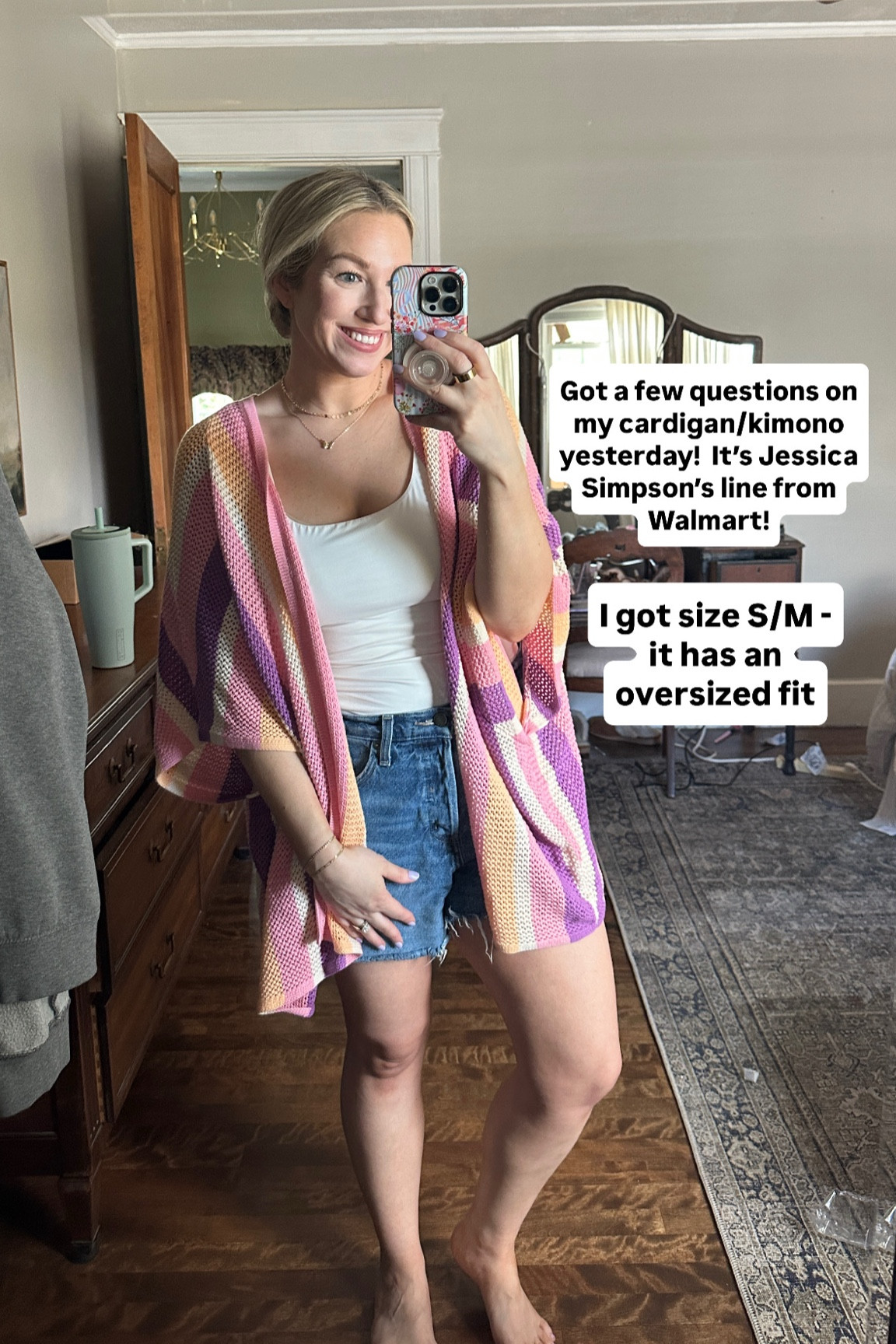 Perfect summer fit! ☀️ 
Knit in size s/m
Tank top in L (could do a M)

#LTKBeauty #LTKSeasonal