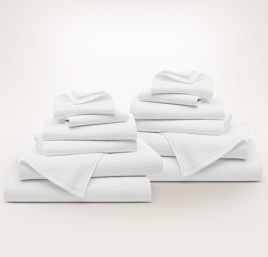 Complete Waffle Terry Bath Towel Bundle | Boll & Branch